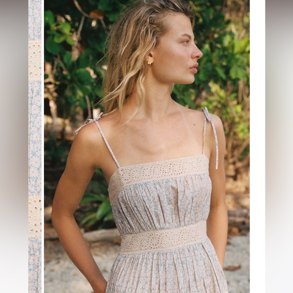 SOLD- NWT- Christy dawn Malena dress in Bleu phlox - Picture 7 of 13